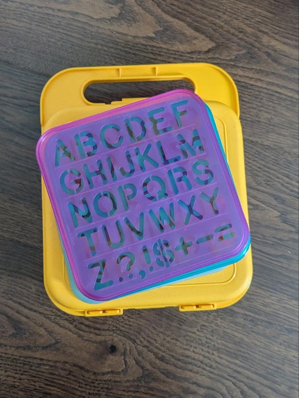 Vintage Tupperware Stencil Set